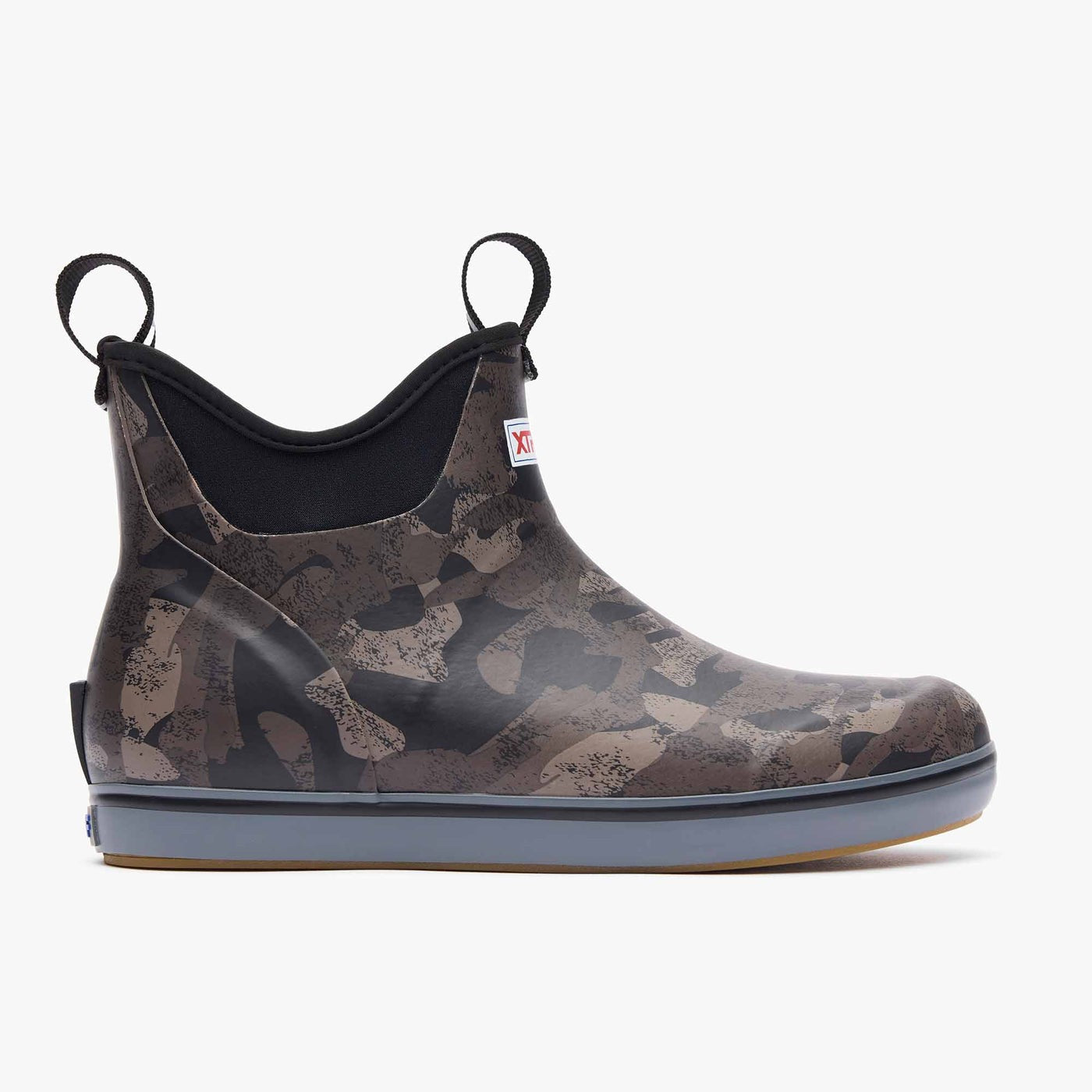 XTRATUF Women's Black Camo Ankle Deck Boot XWAB-002  Camouflage