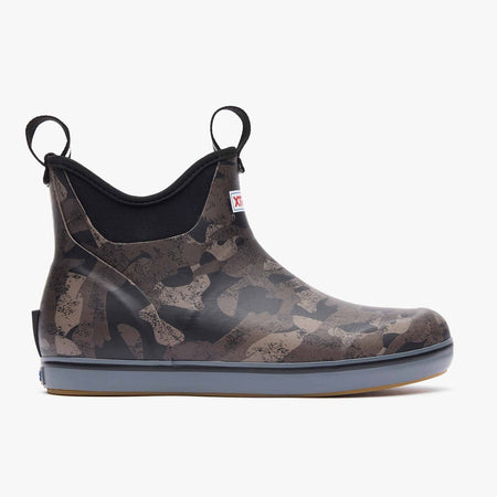 XTRATUF Women's Black Camo Ankle Deck Boot XWAB-002  Camouflage