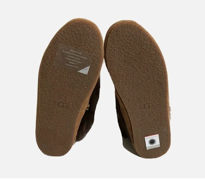 UGG ANTOINE FUR CHESTNUT WOMEN SNEAKERS BOOTS 1019110-CHE Brand New - AllSportsWearUSA