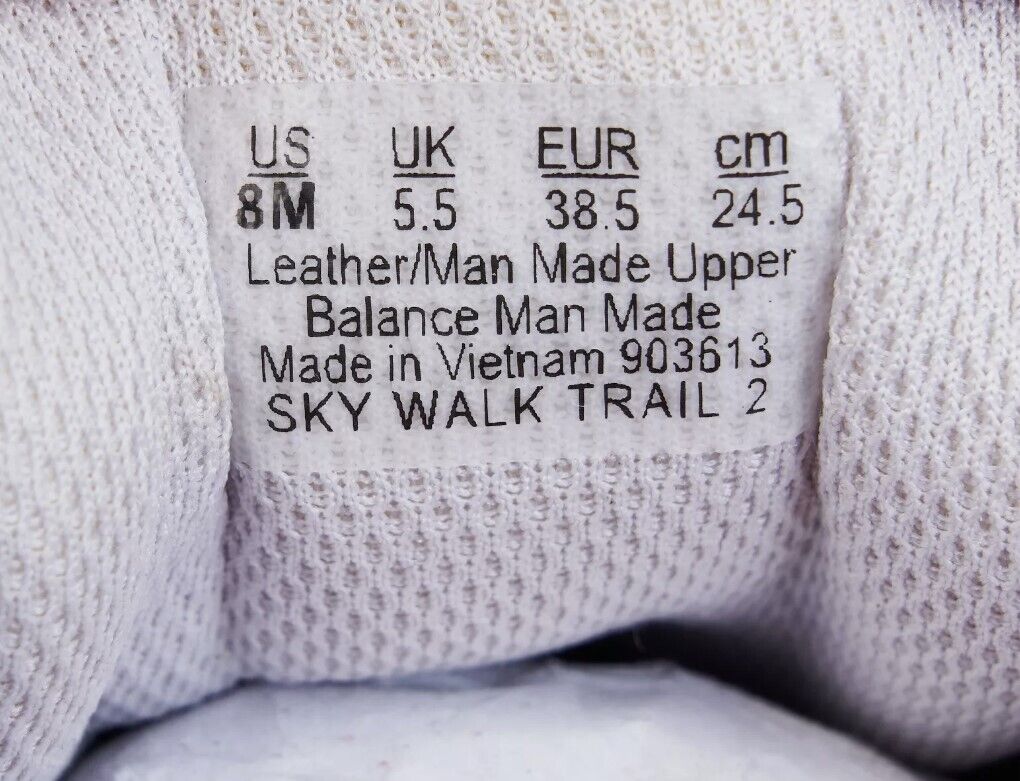 Ryka Sky Walk Trail 2 Women's Vapor Grey Hiking Shoes Size 8 MINT - AllSportsWearUSA