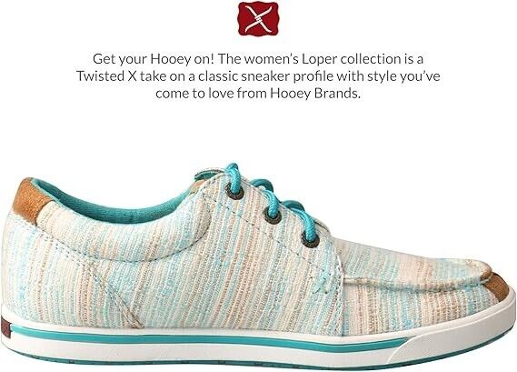 Twisted X Women's Hooey Loper WHYC004SIZE 9 BRAND NEW - AllSportsWearUSA