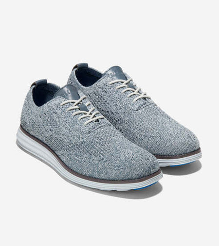 Cole Haan Men's ØriginalGrand Wingtip Oxfords C36872 Stormy Weather-Harbor Mist