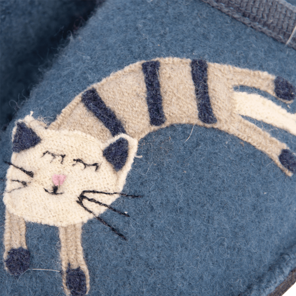 Haflinger Katze Slippers Blue 313104-59