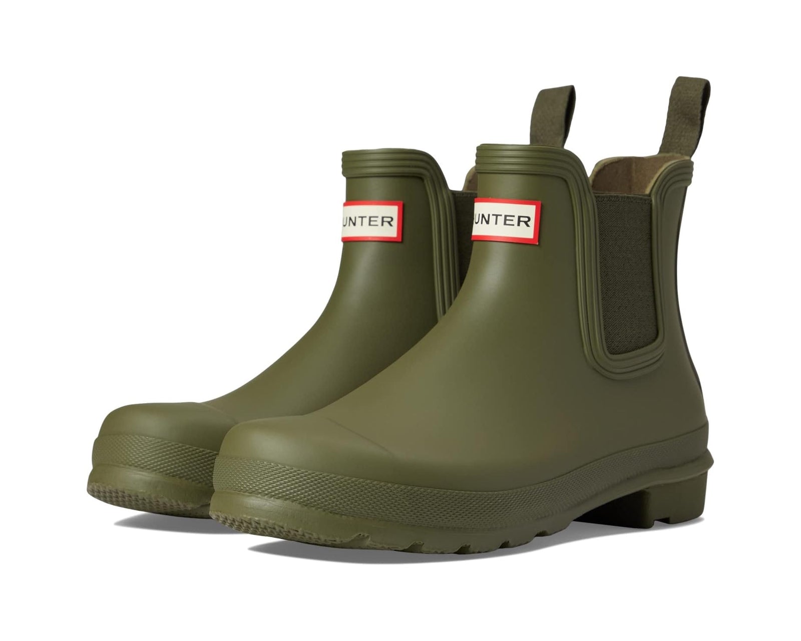 Hunter Original Chelsea Women's Rain Boots Olive Leaf