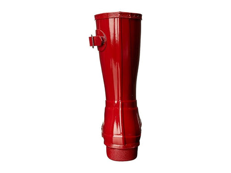 Hunter Women's Original Short Gloss Rain Boots Military Red Rubber