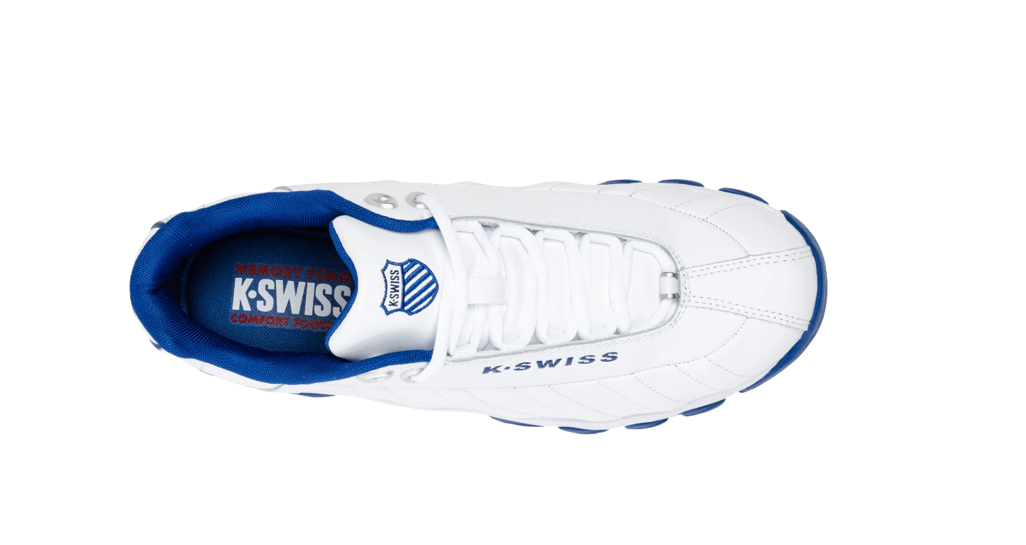 K-Swiss Men's ST329 CMF 03426-497 Sneakers  White /Classic Blue