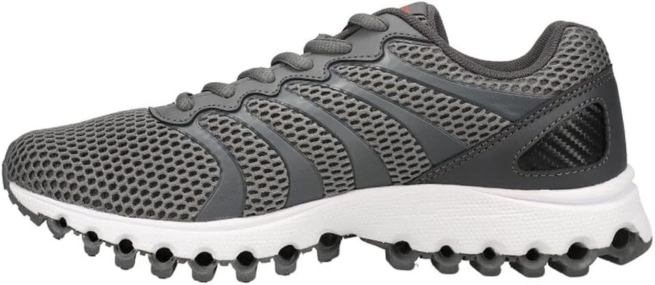 KSwiss Mens Tubes 200 AsphaltJet BlackSpicy Orange 07112061M Training Shoe - AllSportsWearUSA