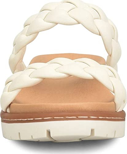 Born Women's Freesia Sandal White Butter Full Grain Leather BR0048101