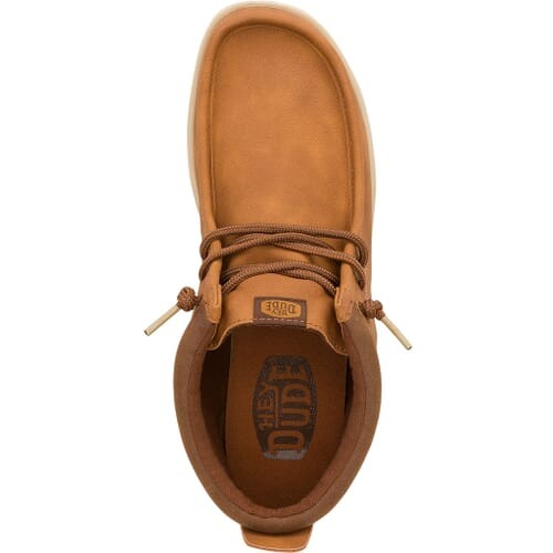 Hey Dude Men's Wally Mid GripR Casual Shoes Cognac 42051-2DU