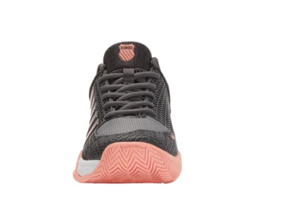 K-Swiss Womens Light Pickleball Shoes Training Black/ Pink Size 8 96563-036- NEW - AllSportsWearUSA
