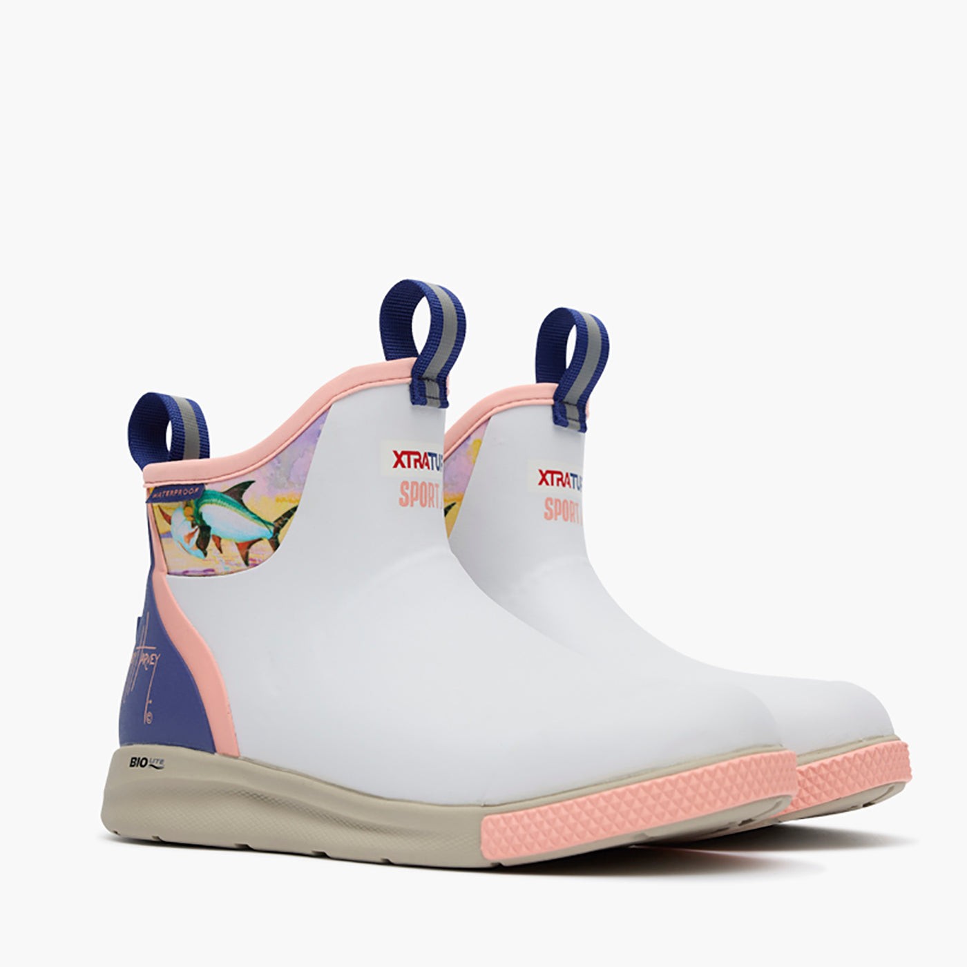 Xtratuf White And Sunset Tarpon XADSWG10 Ankle Deck Sport