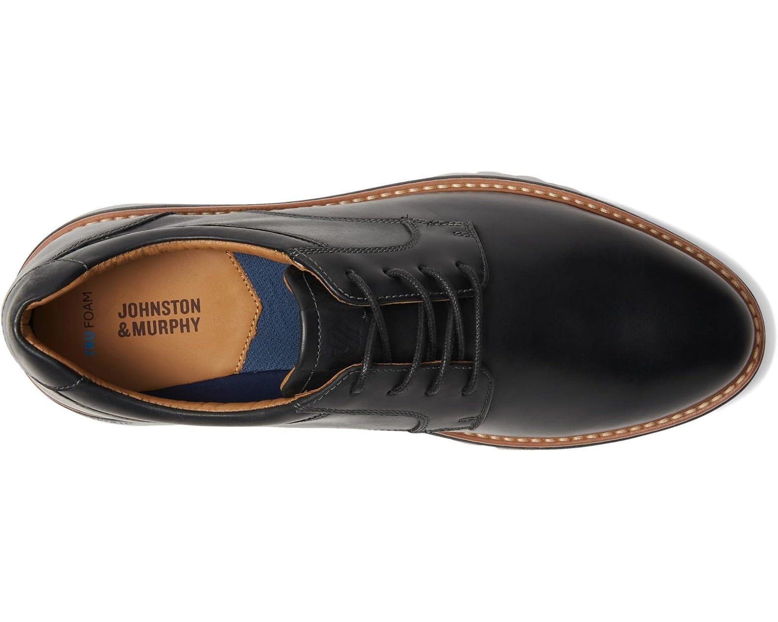 Johnston & Murphy Braydon Plain Toe Men's  20-5585 Black