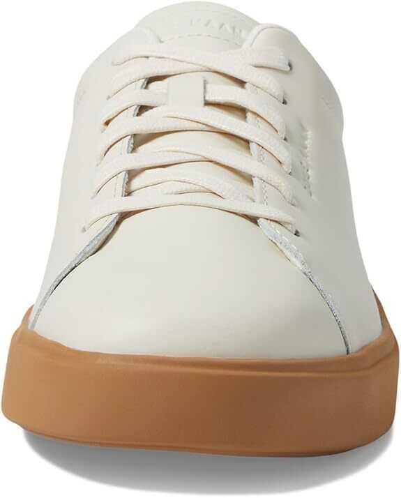 Cole Haan Men's Traveller Leather Low Top Sneakers Ivory Gum C39375 Brand New - AllSportsWearUSA