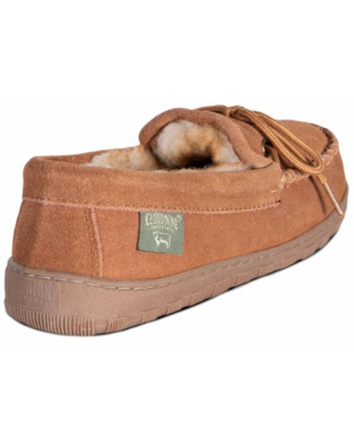 Cloud Nine Sheepskin Ladies Moccasin Indoor/Outdoor Slippers - Chestnut L NEW - AllSportsWearUSA