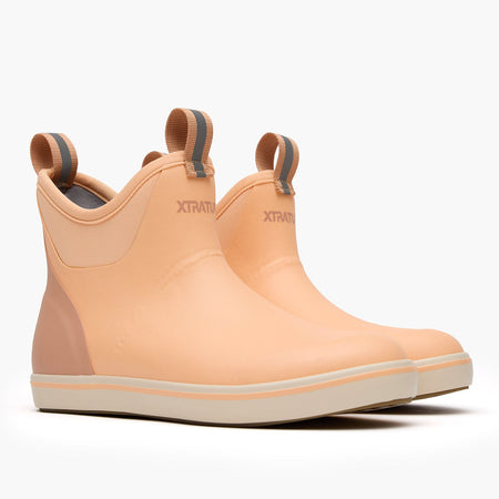XTRATUF Women's Ankle Deck Boot XWAB-700 Peach Fuzz