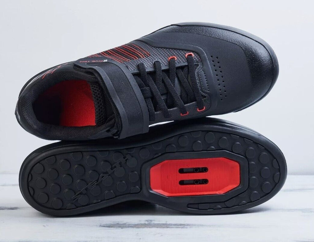 FIVE TEN HELLCAT PRO MTB SHOES, RED/BLACK, SIZE 11 - AllSportsWearUSA
