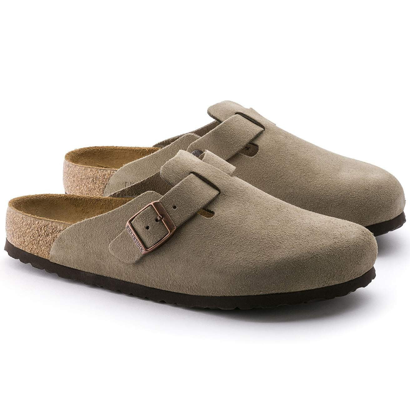 Birkenstock Men's Boston Casual Slides 560771 Taupe EU 39