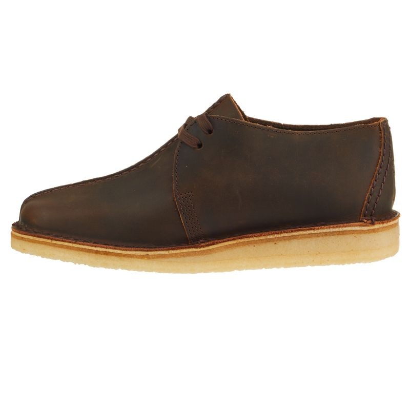 Clarks Men's Desert Trek Oxford Beeswax Brown Shoe 26178475