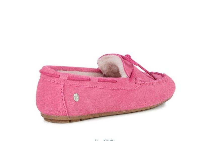 Emu Australia Girls Amity Cow Suede Slipper K11445-PALE PINK Brand New - AllSportsWearUSA