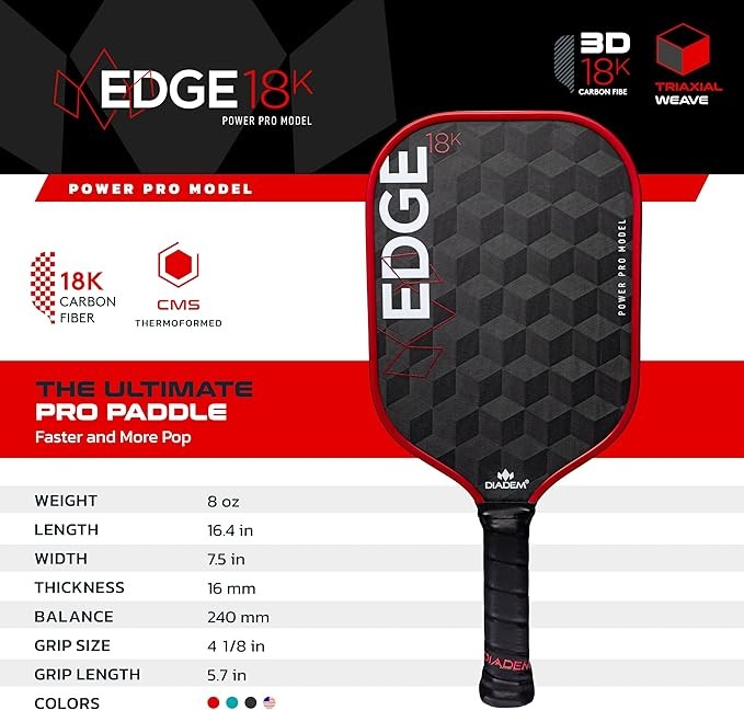 Diadem Edge 18K Power & Power Pro Paddle Series