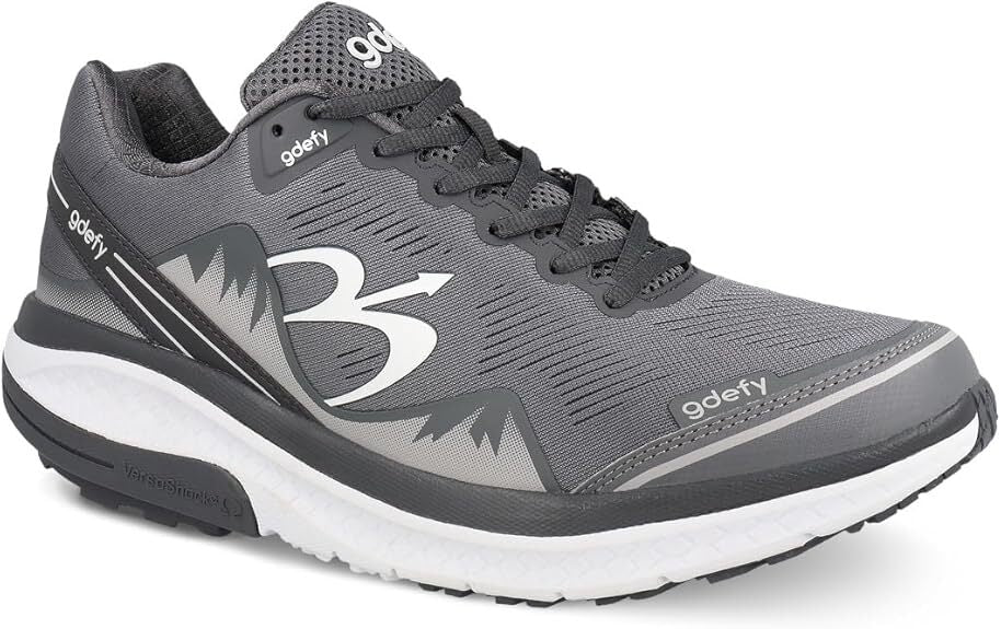 Gravity Defyer Mighty Walk Men's TB9024MNG Midnight Grey Medium & WIde