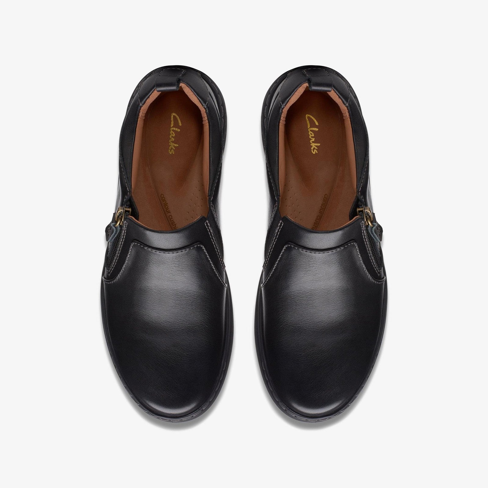 Clarks Women's Nalle Lilac Shoes 26172531 Black Leather