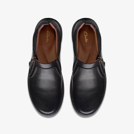 Clarks Women's Nalle Lilac Shoes 26172531 Black Leather