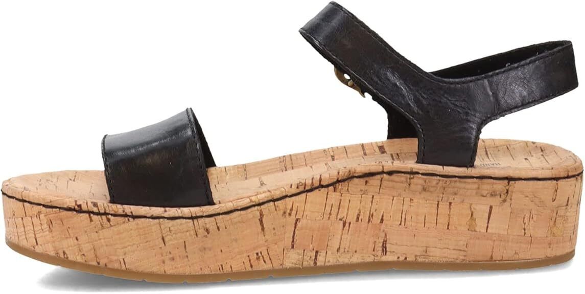 Born Women's Sari Sandal BR0035503 Black Brand New - AllSportsWearUSA