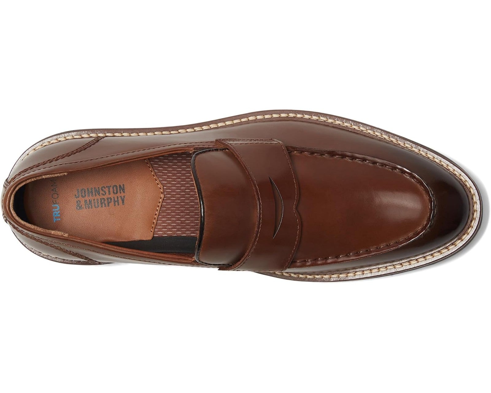 Johnston & Murphy Upton Penny Men's 20-4062 Tan Full Grain