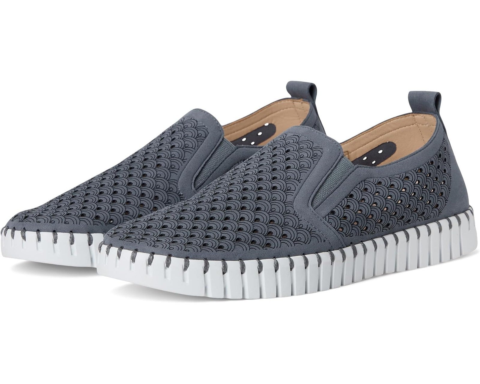 Ilse Jacobsen Women's Slip On TULIP 140WOM-636 Blue Grey