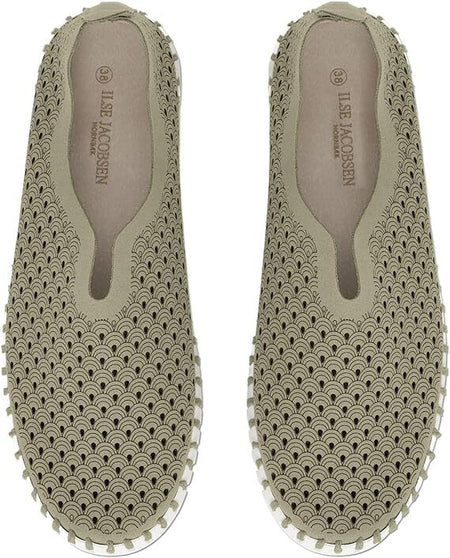 Ilse Jacobsen Womens  Army Tulip 139-410 Slip-on Sneaker