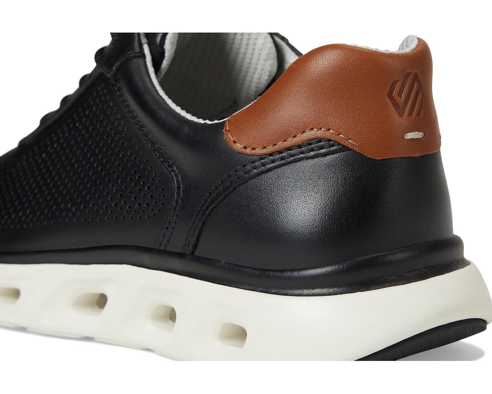 Johnston & Murphy Men's Reactivate U-Throat Full Grain Leather Lace-up Sneakers