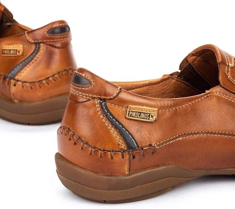 PICOLINOS Loafers Leather San Telmo for Men M1D-6032 BRANDY BRAND NEW - AllSportsWearUSA