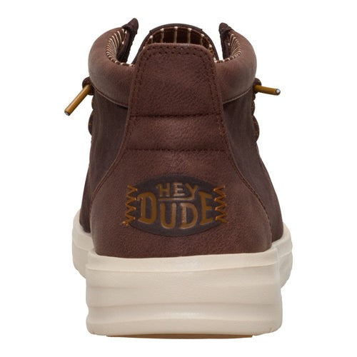 Hey Dude Wally Mid Gripr Vin Classic 42052-2IV Mole Brown