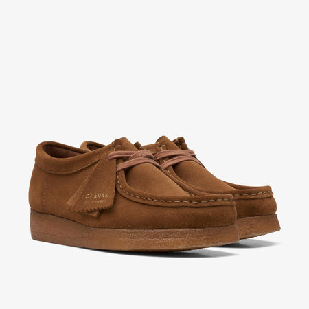 Clarks Women's Originals Wallabee Cola Suede  Leather 26168668 Brand New