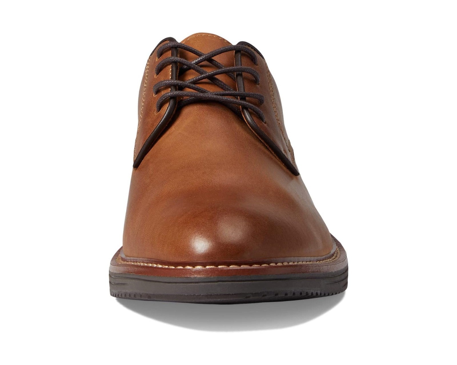 Johnston & Murphy Men's Upton Plain Toe 020-04338 Tan Oiled Full Grain