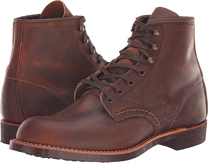 Red Wing Heritage Men's Blacksmith Vibram Boot Copper Rough & Tough Brand New - AllSportsWearUSA