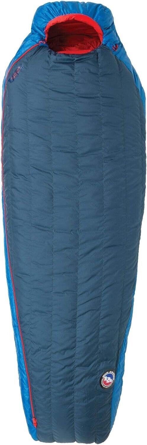 Big Agnes Anvil Horn 30 650 Downtek Sleeping Bag Color: Blue/Red BAH30RL19 NEW - AllSportsWearUSA