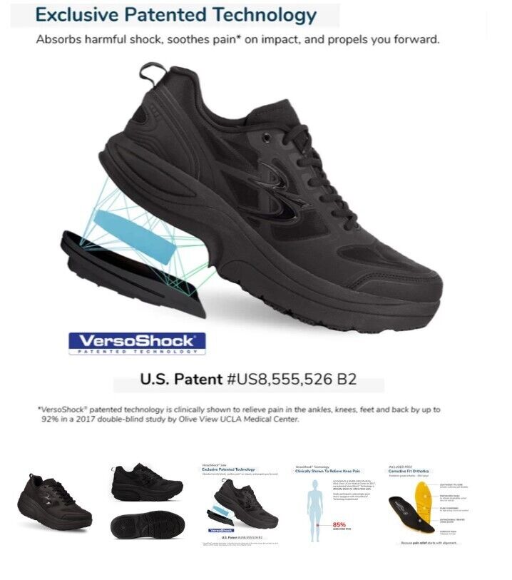 Gravity Defyer G DEFY Ion Women's Size 8W US Athletic Shoes Black Sneaker NEW - AllSportsWearUSA