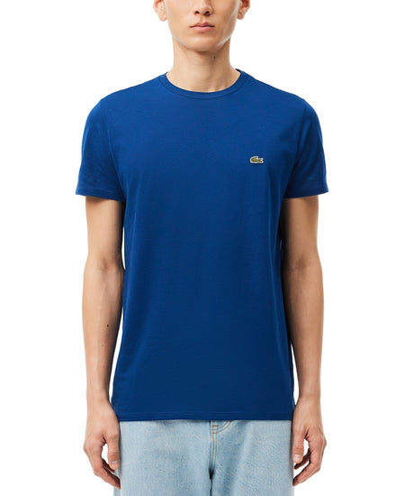 Lacoste Men's Crew Neck Pima Cotton T-Shirt TH6709-HBM Blue
