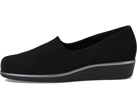 SAS  Bliss Slip On Comfort Wedge Women's Black
