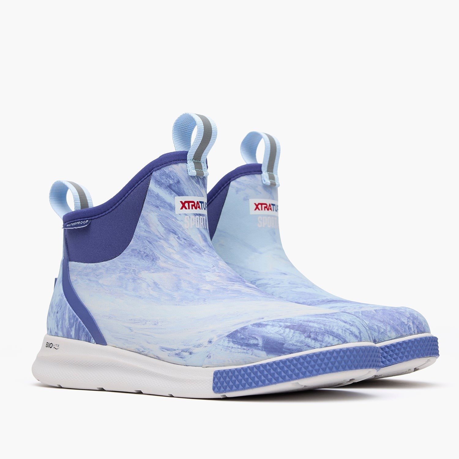 XTRATUF Women's Ankle Deck Boot Sport XADSW-201  Skipper Blue