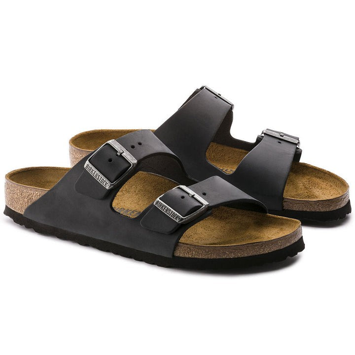 Birkenstock 552111 Arizona Oiled Leather Black