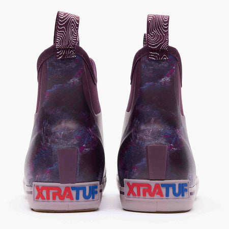 XTRATUF Women's Trolling Pack Fleece Lined Ankle Deck Boot XWAB-5TP Purple