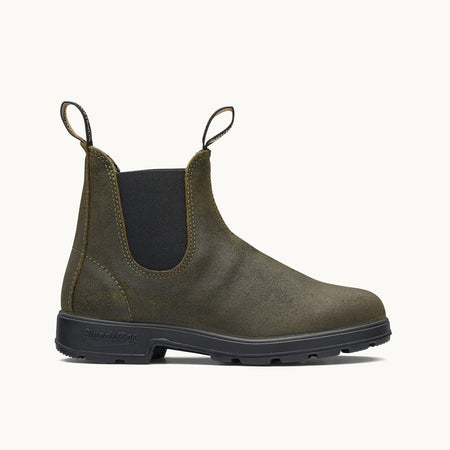 Blundstone 1615 Suede Unisex Ankle Boots Dark Olive