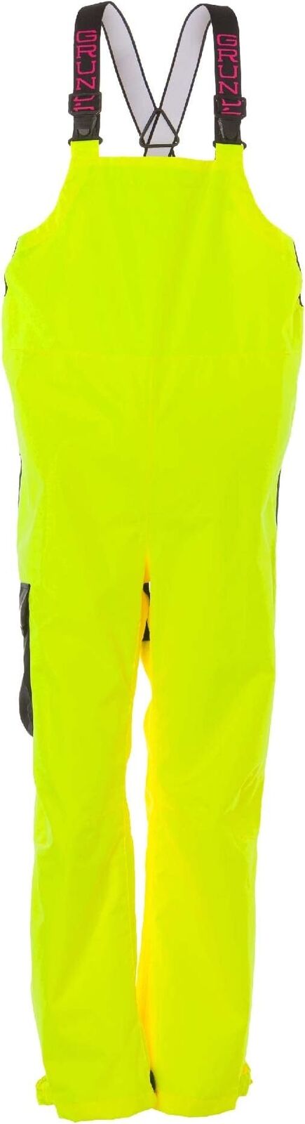Grundens Womens Weather Watch 103657300015 HiVBis Yellow Fishing Bib Trousers - AllSportsWearUSA