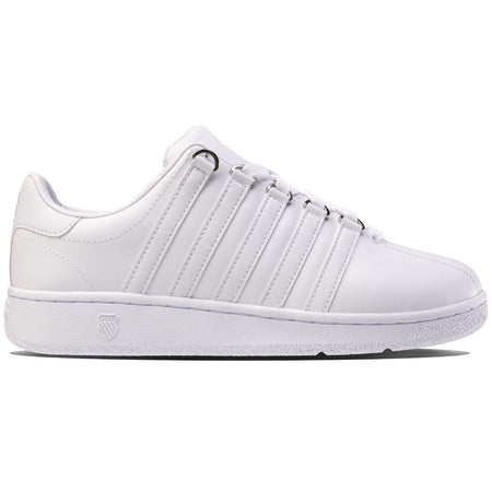 K-Swiss Women's Classic VN Leather Sn eaker 97321-101White/White