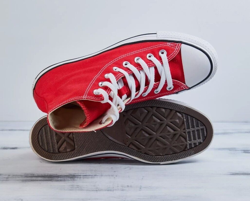 Converse Unisex Chuck Taylor All Star Hi M9621 Red Casual Shoes Sneaker M7 W9 - AllSportsWearUSA