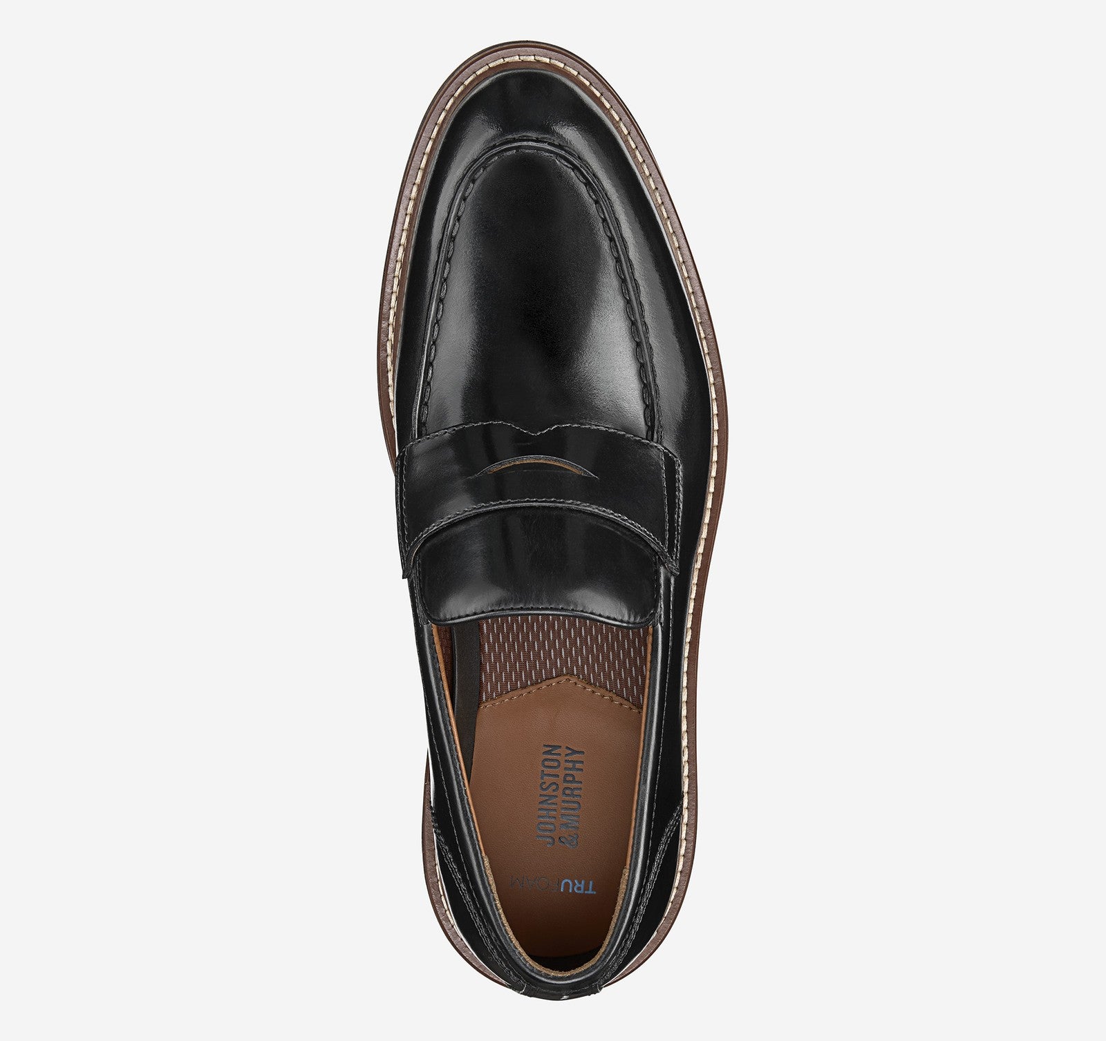 Johnston & Murphy Upton Penny Men's 20-4065 Black Full Grain
