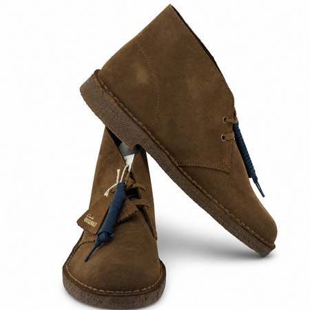 Clarks Men's Desert Boots Cola Suede 1 Boots 26155481